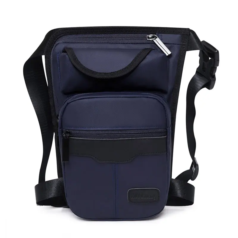 Men Waterproof Nylon LegsBag Thigh Hip Bags Fanny Pack