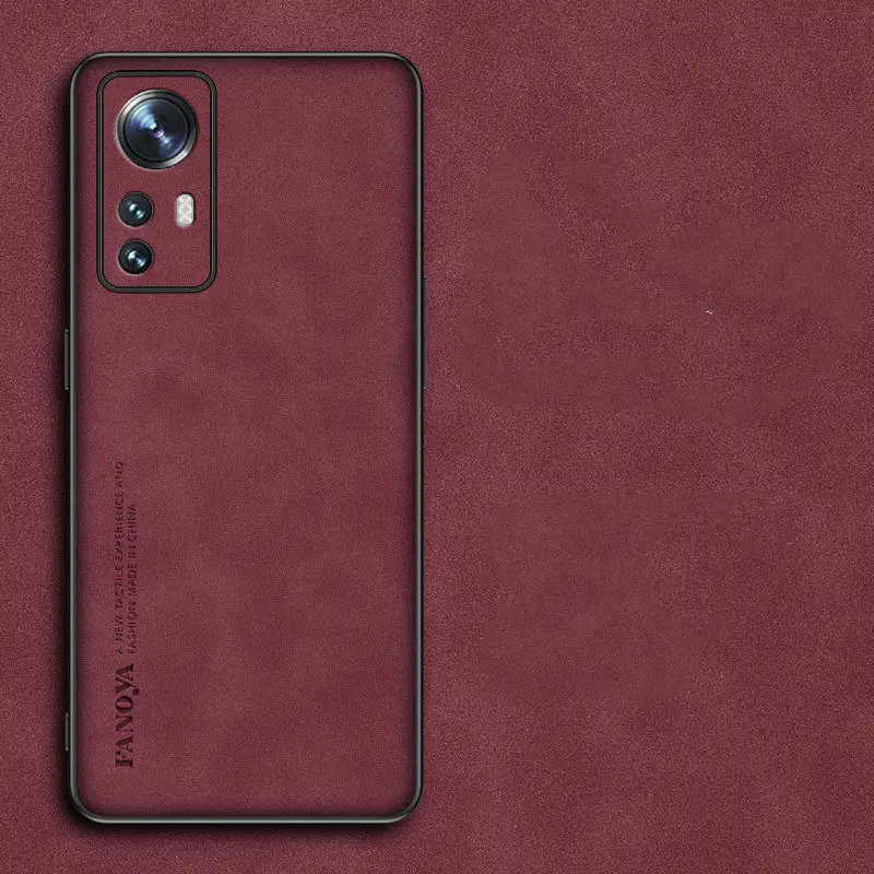 Straight Edge Protective Case For New Lambskin Mobile Phone Case