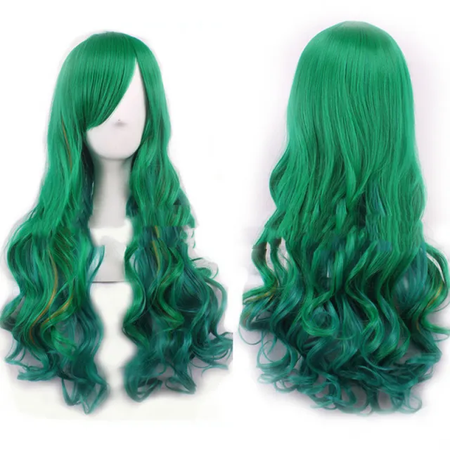 Harajuku Style Colored Female Long Curly Hair Hood M18187 - Shop at LoveMi
