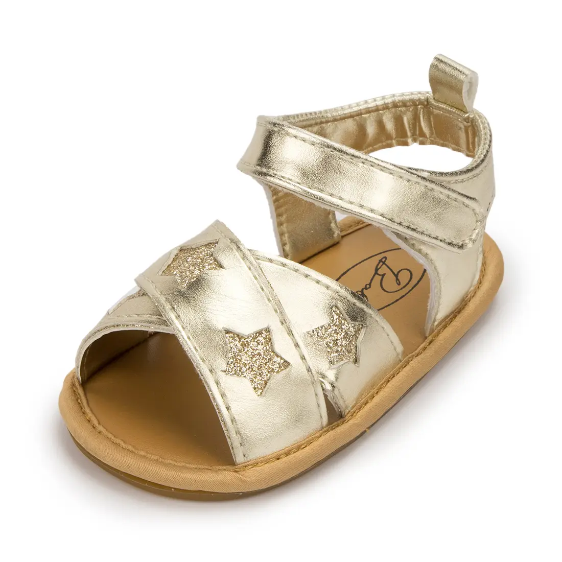 Summer Sandals Star Pattern Rubber Soled Non Slip Toddler Shoes Baby Shoes