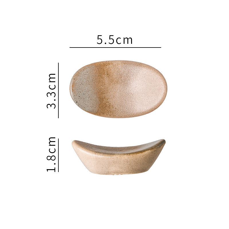 Title 1, 1Piece Earthenware Ingot Chopstick Holder Chops...