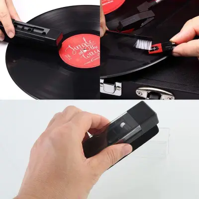 Black Tape Player Cleaning Brush Set