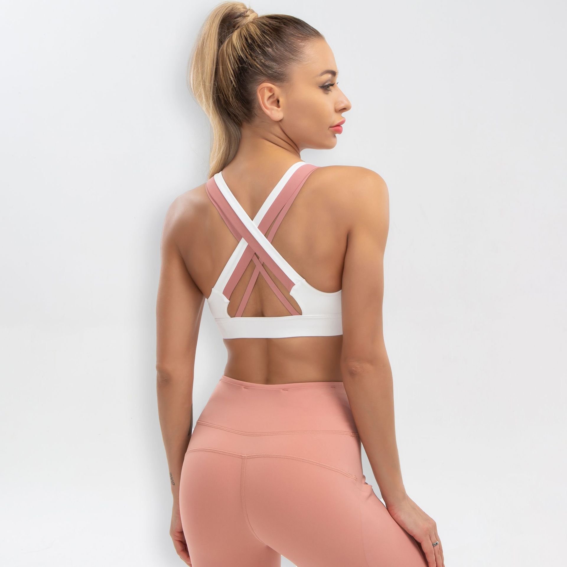 Title 4, Sexy Small Sling Nude Yoga Vest Women