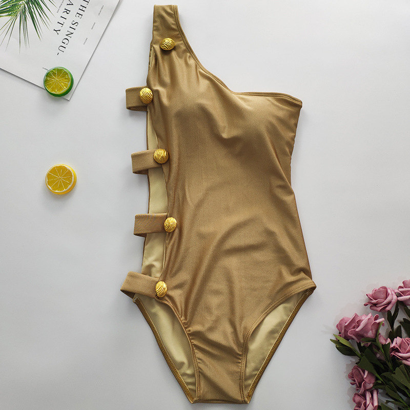 Title 5, One-piece Swimsuit Sexy Hollow And Thin Swimsui...