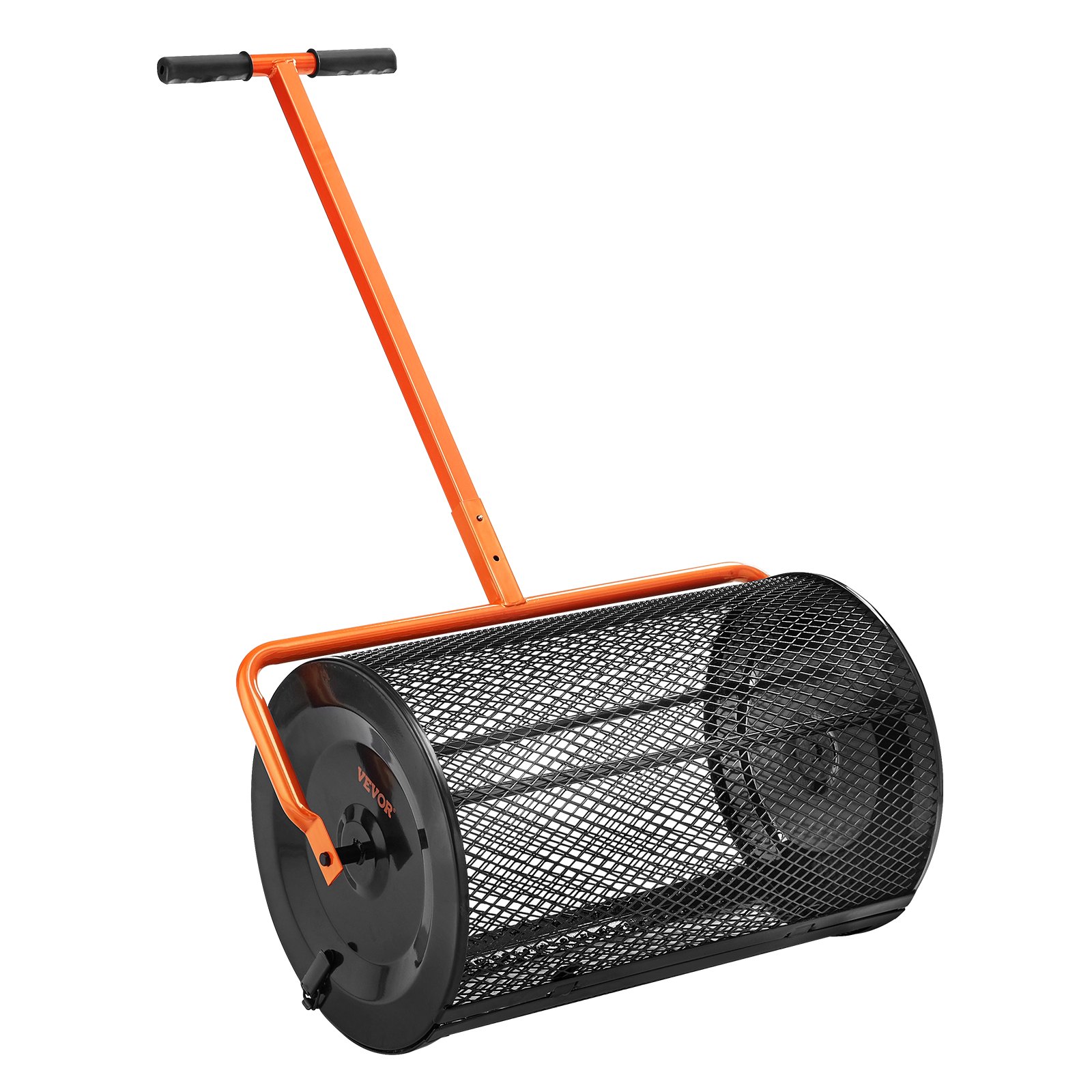 VEVOR Compost Spreader Peat Moss Spreader 24 Inch Wide Height Adjustable Lawn &