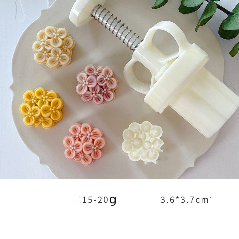 Title 3, Mini Mid-Autumn Festival Flower Mooncake Hand P...