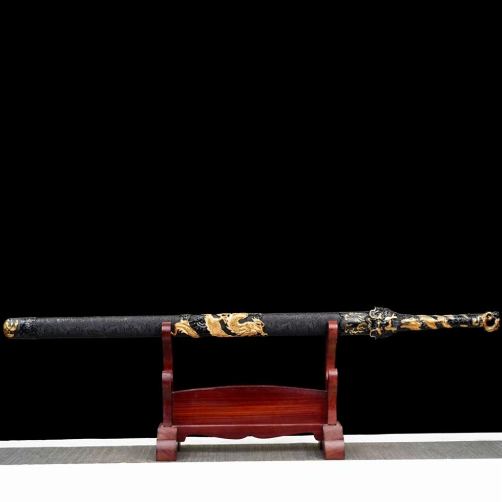 Handmade Integrated High Manganese Steel Swords Tang Heng Dao Xiu Chun Dao Embroidered Spring Saber For Jinyiwei, Unsharpened Cold Weapons
