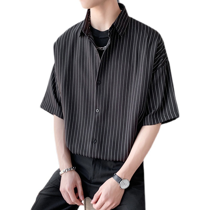 Title 1, Summer thin Korean loose fashion shirt. Lightwe...