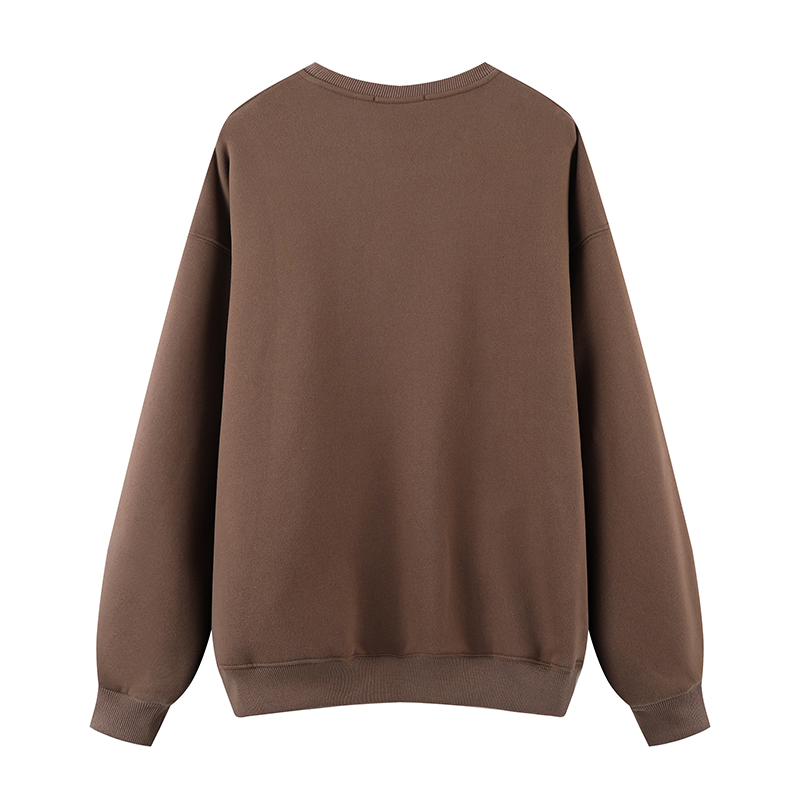 Sweatshirt Knight Print Long Sleeve Loose Pullover