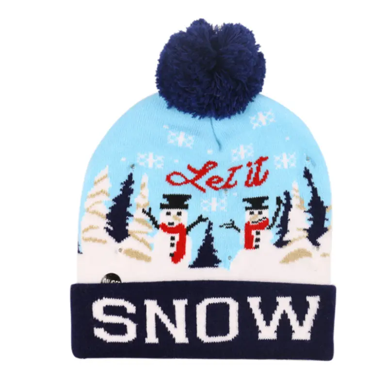Christmas Hat LED Knitted
