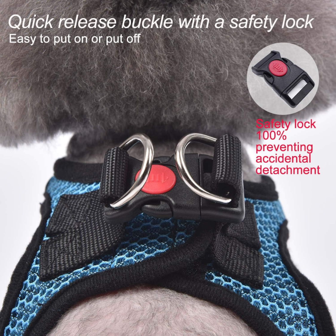 Breathable Puppy Cat Dog Vest Harnesses For Small Medium Dogs — foto 3