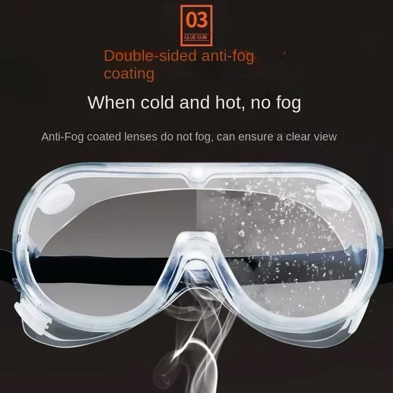 Safety Goggles Protective Anti-Fog Vent Glasses Eye Protection Lab Work PPE Wear
