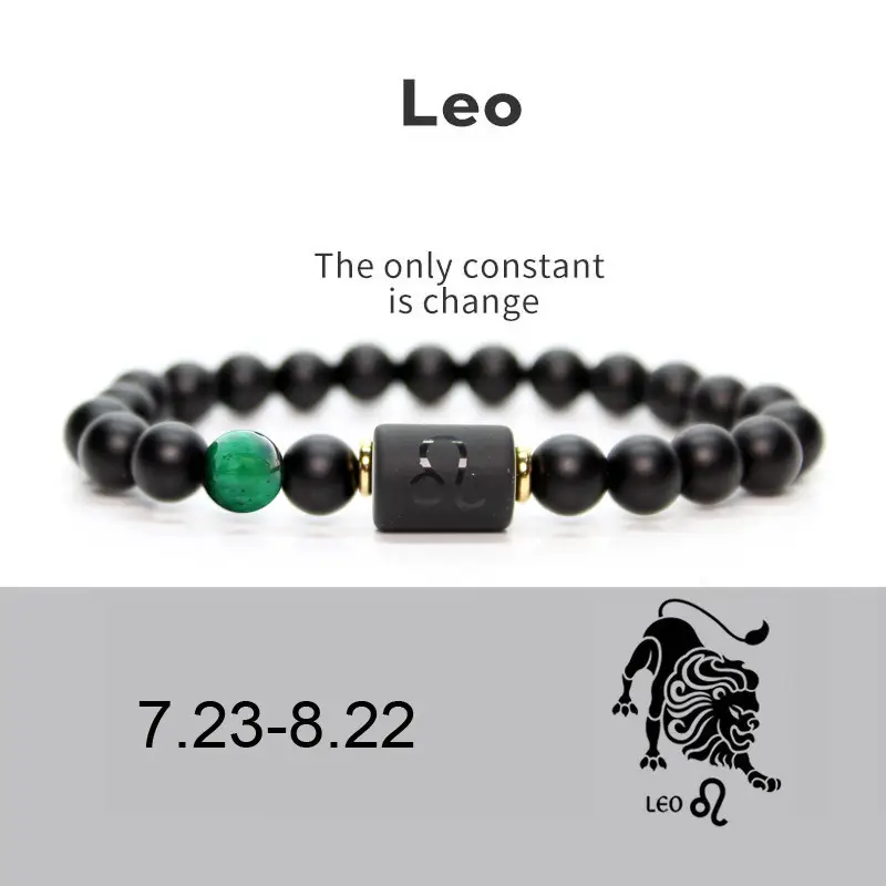 12 Constellation Men And Women Couple Bracelet