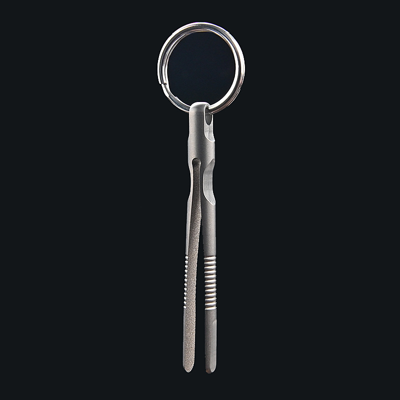 Title 2, Titanium Alloy Small Tweezers Portable Portable