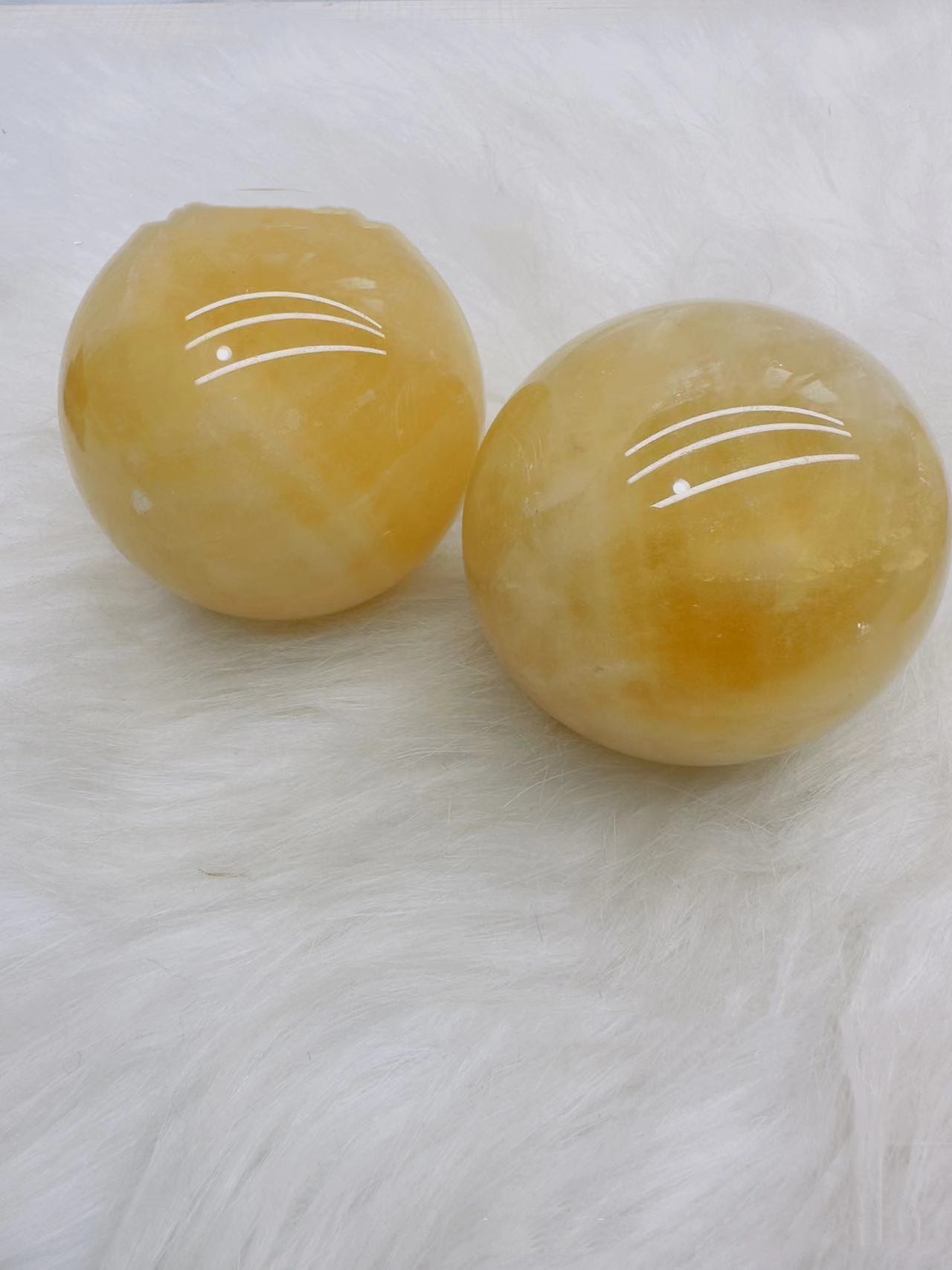 Title 4, Brazil Citrine Ball Home Office Decorations