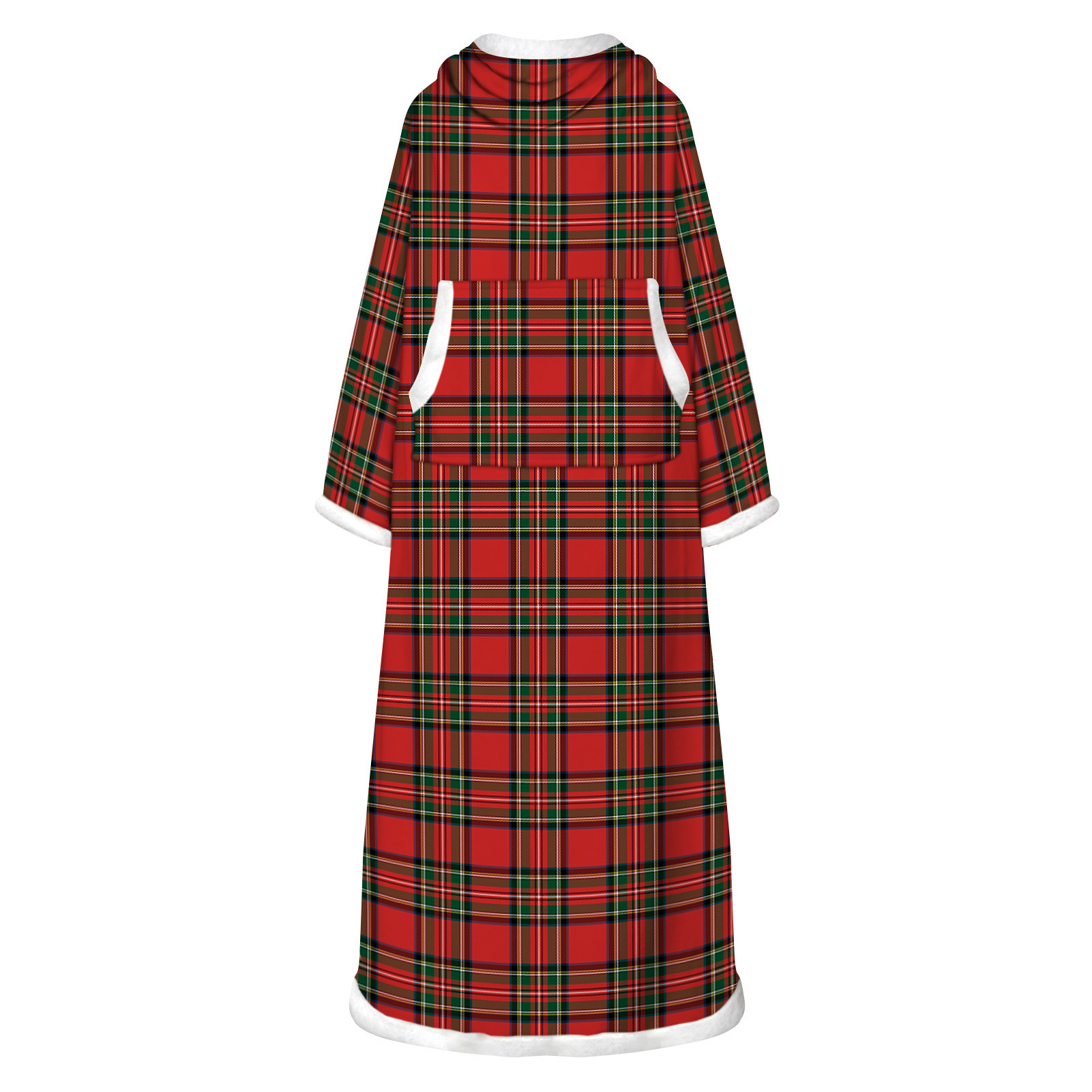 One-size Mink Velvet Wearable Blanket Home Service