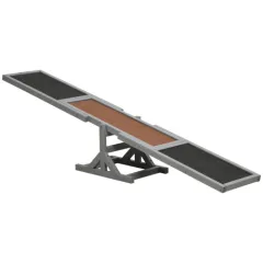 Wooden Dog Agile Seesaw For Training And Exercise, Platform Equipment Running Game Toys - Grey - View 1
