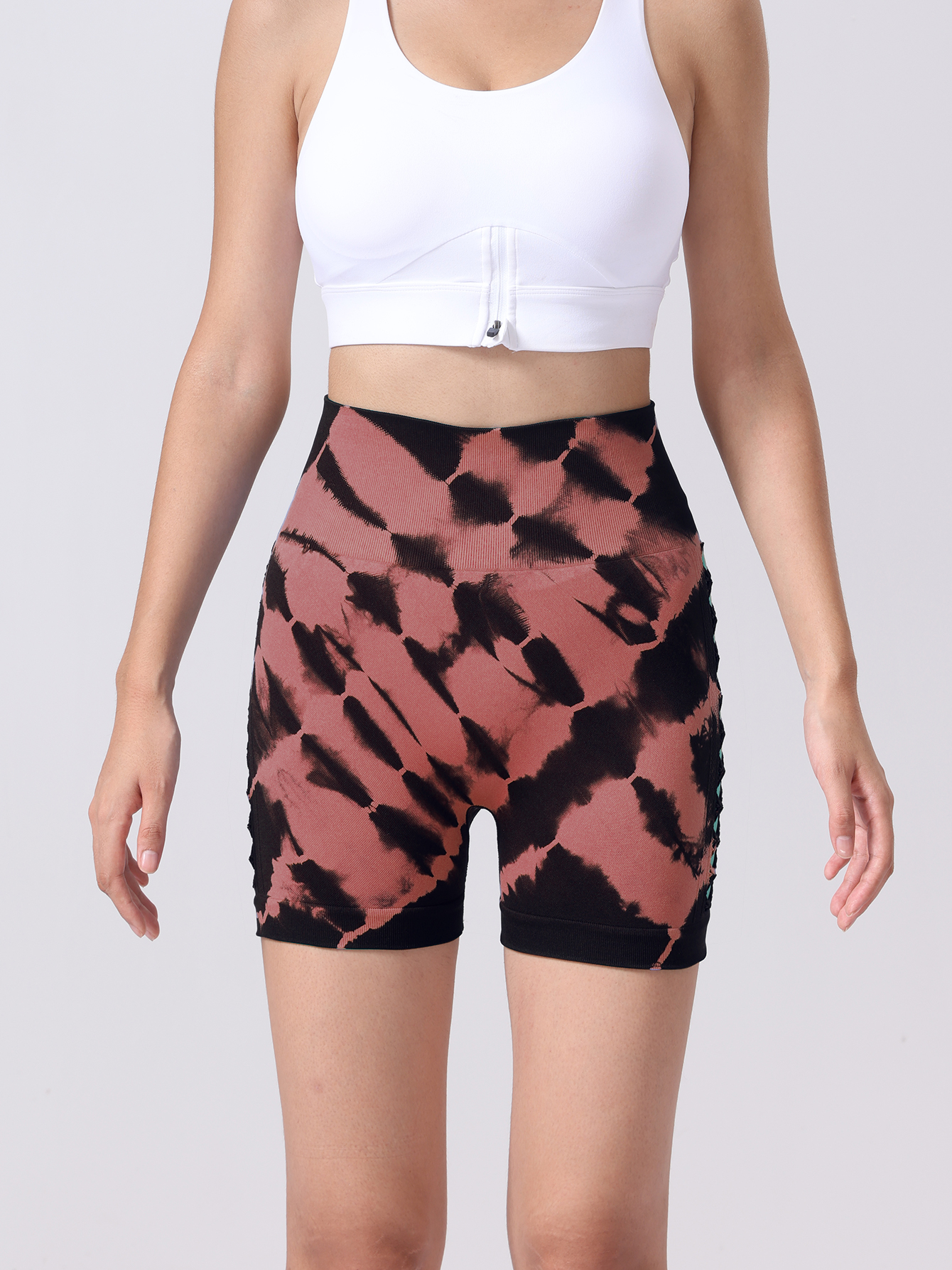 Womens High Waist Yoga Shorts Butt Lift Scrunch Pants Booty Leggings Workout Gym - Picture 12 of 12