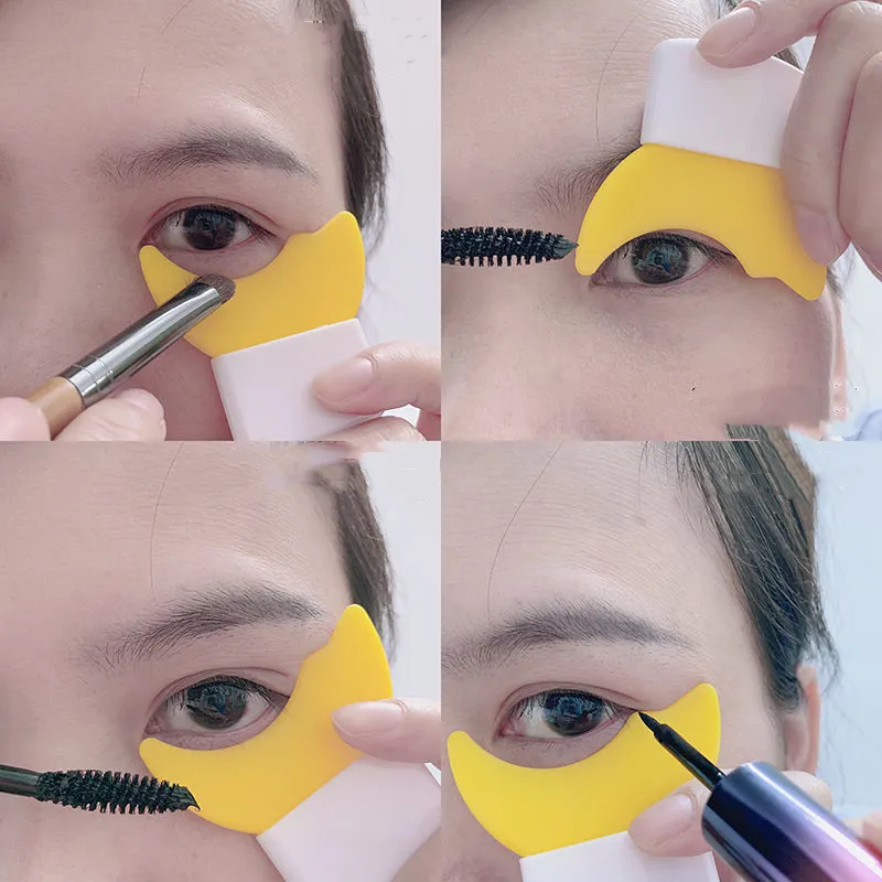 Eyelash Eyeliner Stencil Model Eye Mascara Comb Stencil Model Beginner Eye Makeup Helper Applicator Guide Card Tool Easy Wash – image 2