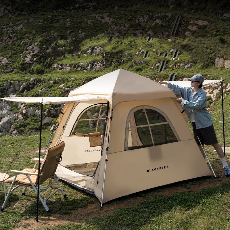Camping Automatic Speed Open 3-4 People Park Tent