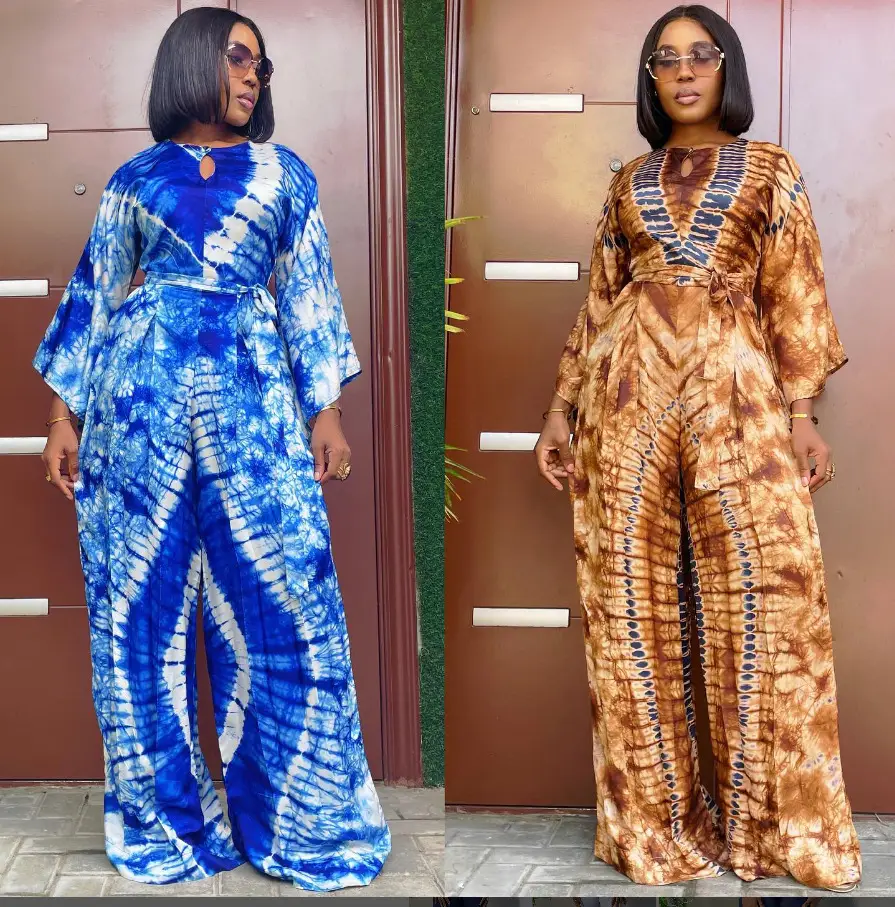 Women's Ethnic Style Retro Printing Fashion Casual Jumpsuit