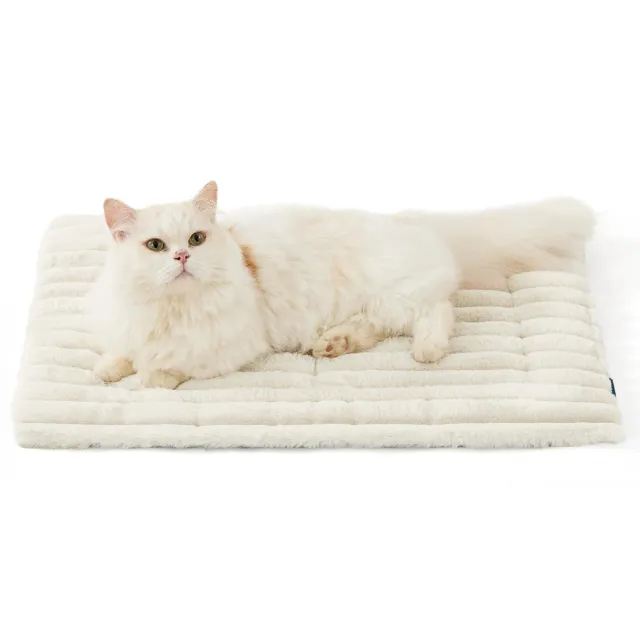 Self Warming Cat Mat For Small Cat Self Heating Dog Crate Pad Thermal Extra Warm Puppy Mat Indoor Outdoor Non Slip White - Shop at LoveMi