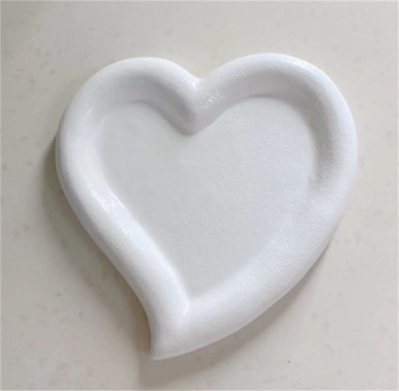 Title 4, Ins Cute Heart-shaped Jewelry Dish Storage Tray