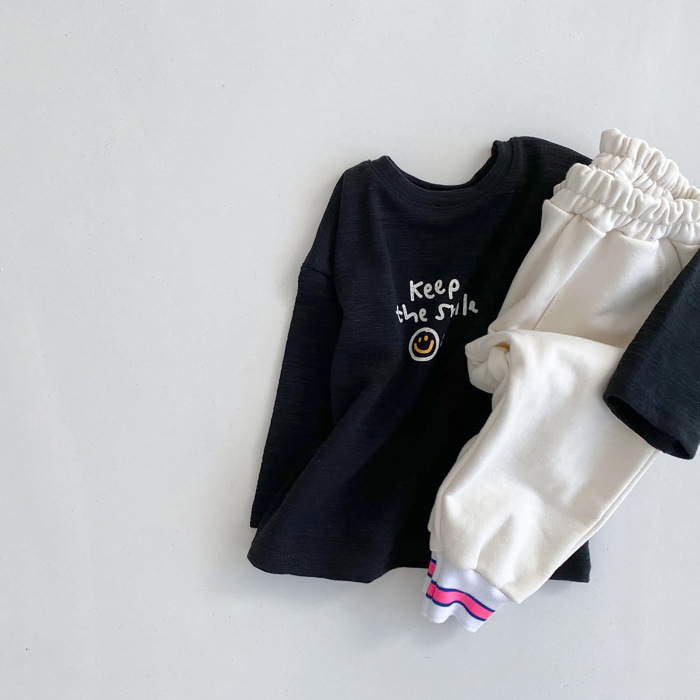 Children's Letter Pure Cotton Sweater Clothes
