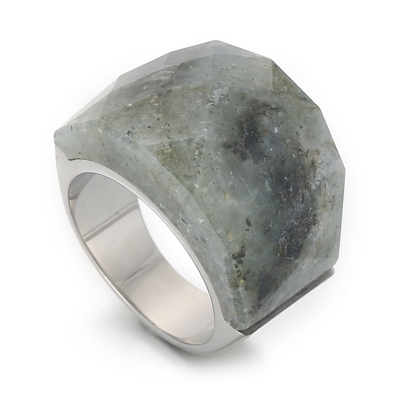 Women's Fashion Natural Stone Ring — foto 17