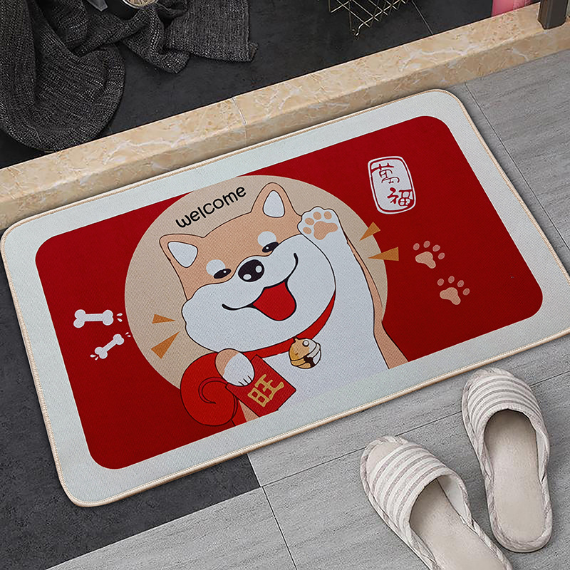 Absorbent Floor Mat Bedroom Cartoon Rug - Picture 18 of 27