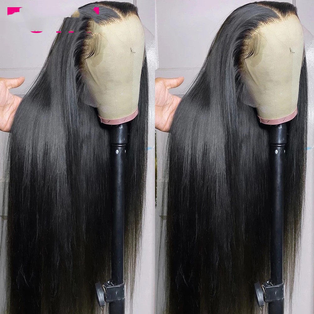 Straight Human Hair Headpiece Wig — foto 5