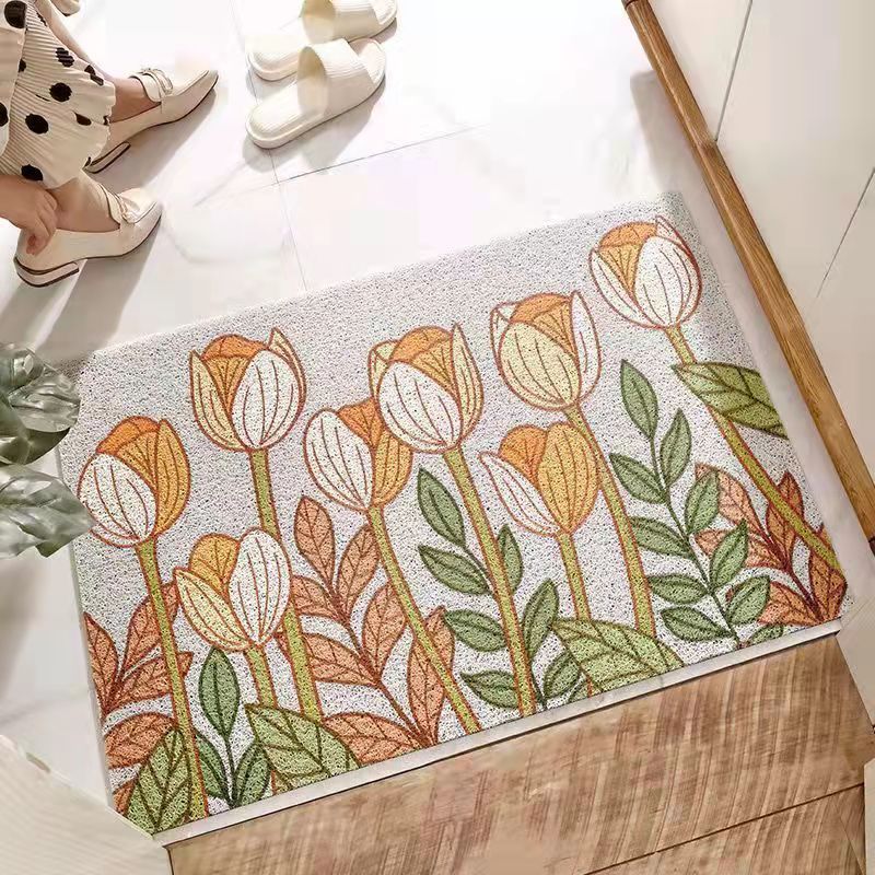 Household Anti-skid And Wear-resistant Rubbing Wire Ring Door Mat