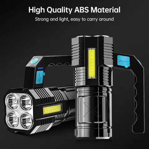 Four Core Flashlight Strong Charging Outdoor Super Bright Far