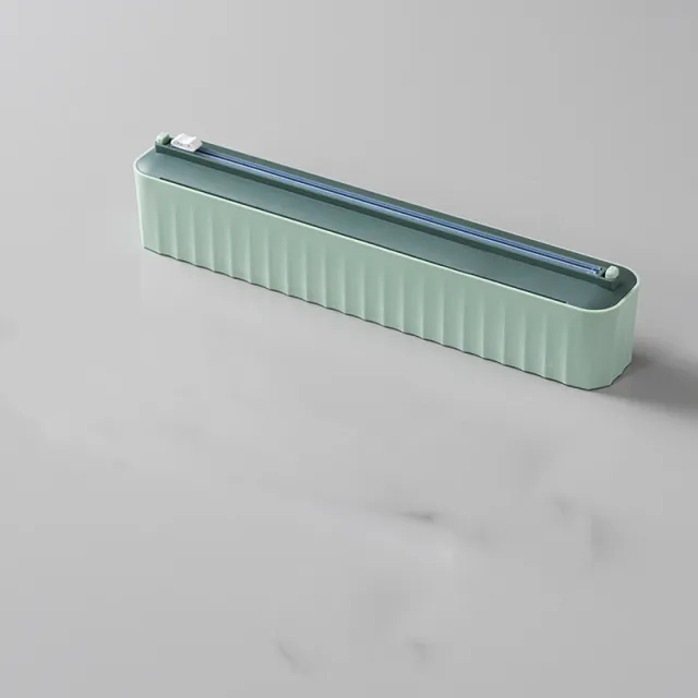 Magnetic Suction Plastic Film Cutter For Kitchen Storage Green - Shop at LoveMi