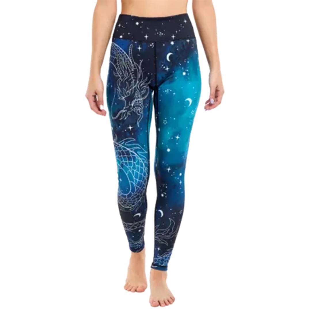 Floral Printed Yoga Pants Set. Sustainable Yoga Life Style Wear. Moisture Wicking: The lightweight yoga leggings provides comfort along with sweat absorption and drying capabilities. Giving a cool smooth feel for your fitness or casual wear. Tummy Control