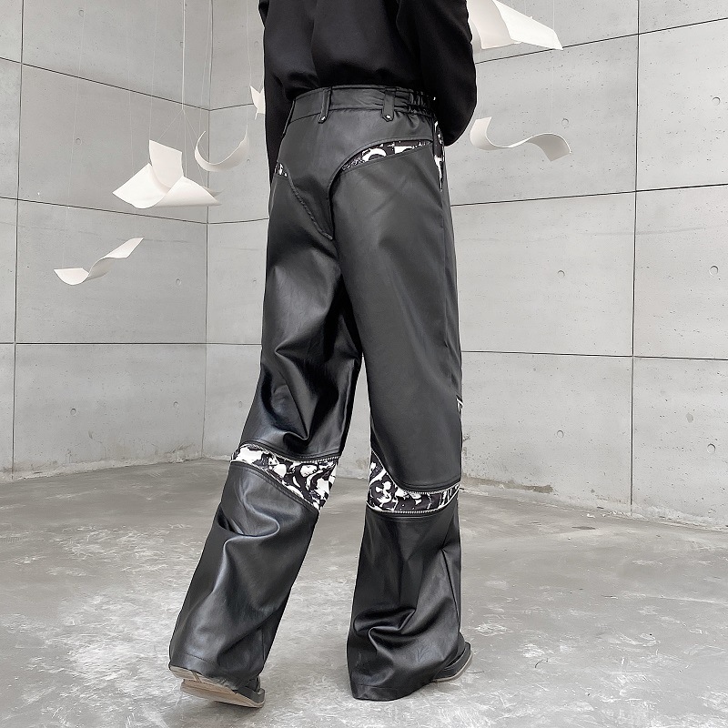 Title 1, Mens Punk Style Autumn Winter Thick Pants – Wa...