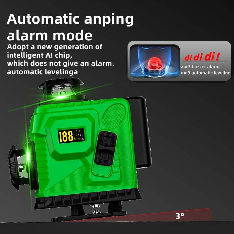 Laser Level Kit, 16 Line 4D Blue — image 4