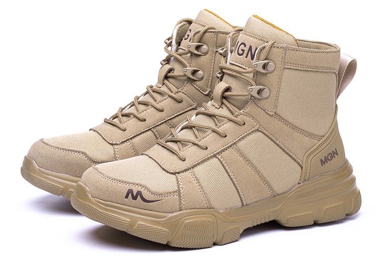Labor Protection Shoes Anti-smash Anti-puncture Protective Shoes High Top