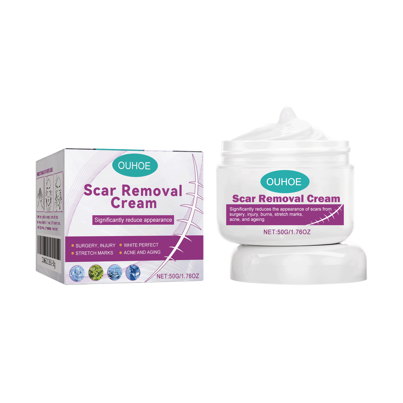Crème nourrissante soin imprimé léger 50g 1boîte