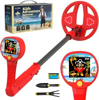 Innovative Colorful LCD Metal Detector For Kids 6.7-inch LED-Illuminated Coil, Lightweight & Adjustable, Safe Rubber Grip The Ideal Gift For Boys And Girls