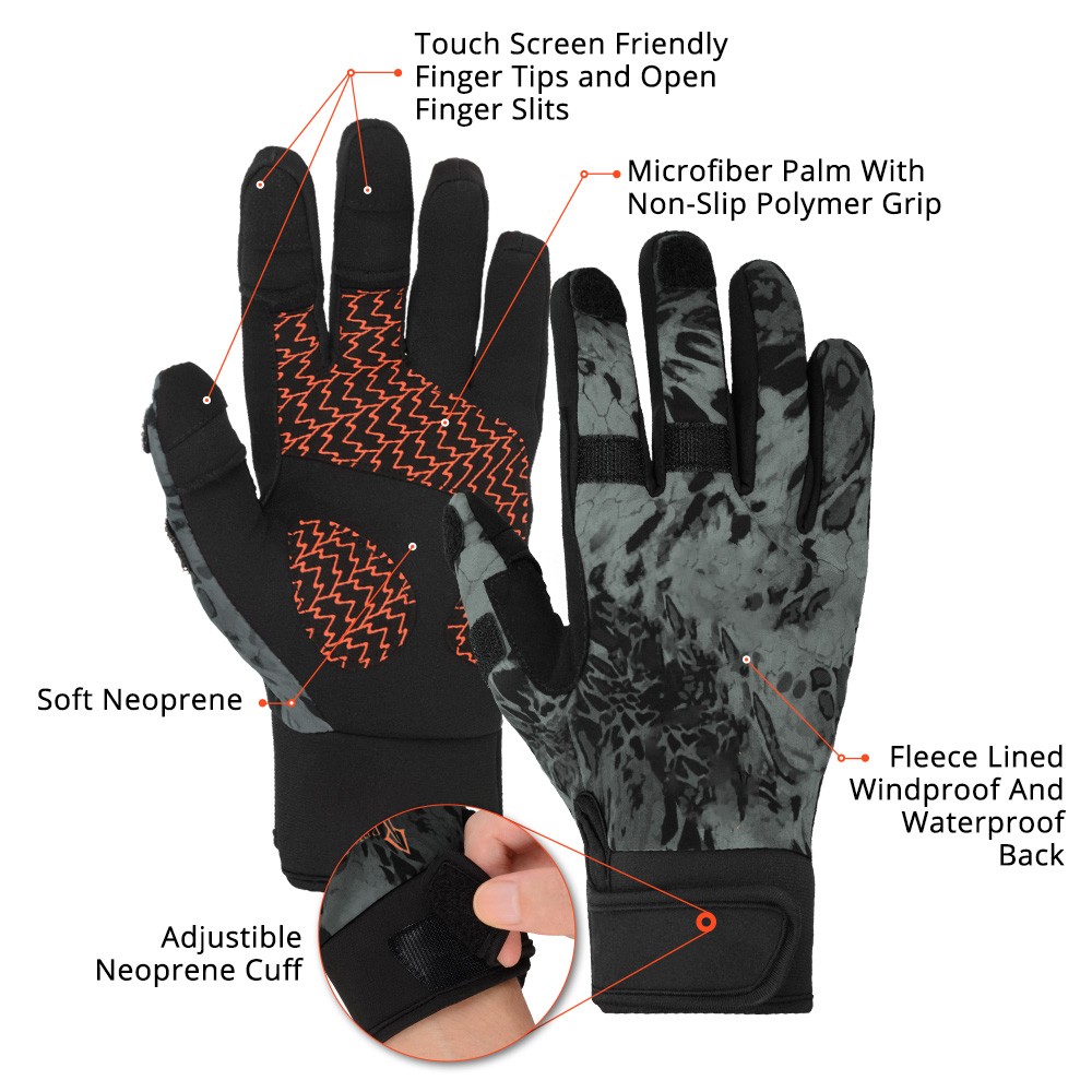 Non Slip And Warm Fishing Gloves