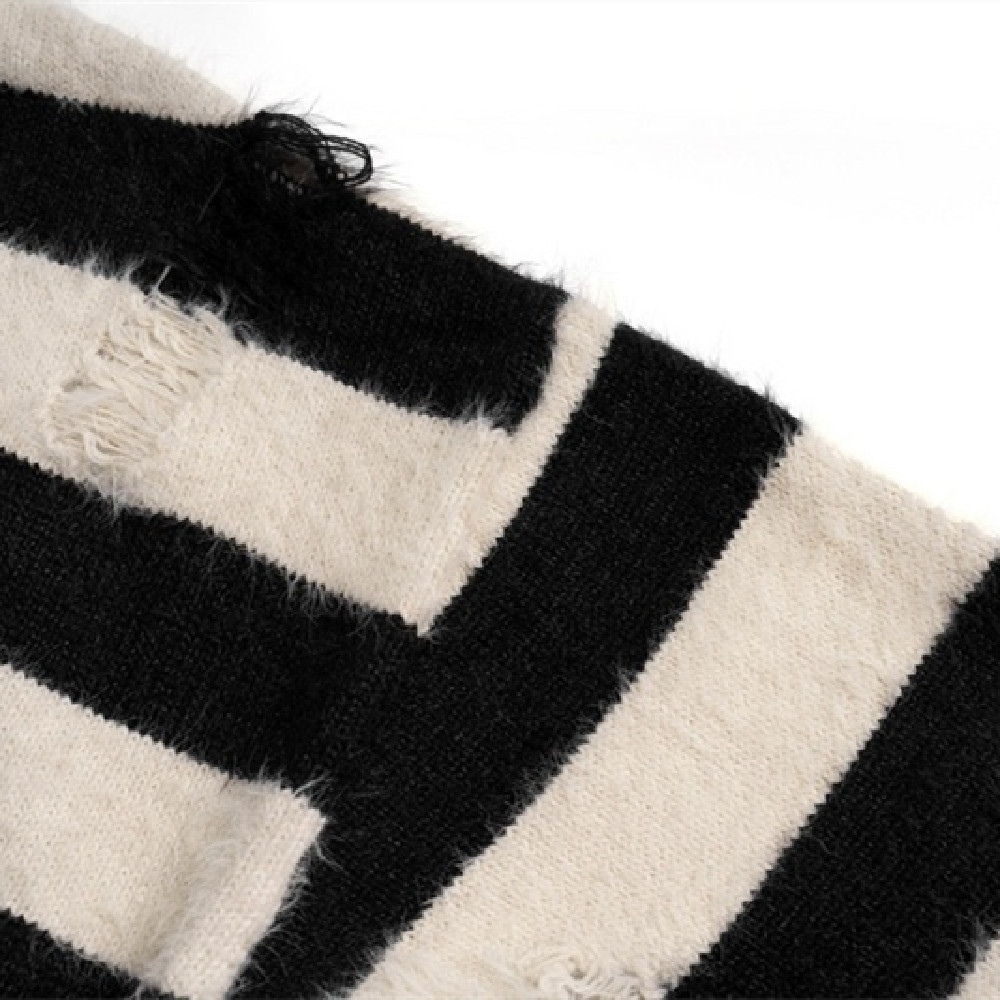 Women's Hip-hop Loose Worn-out Sweater