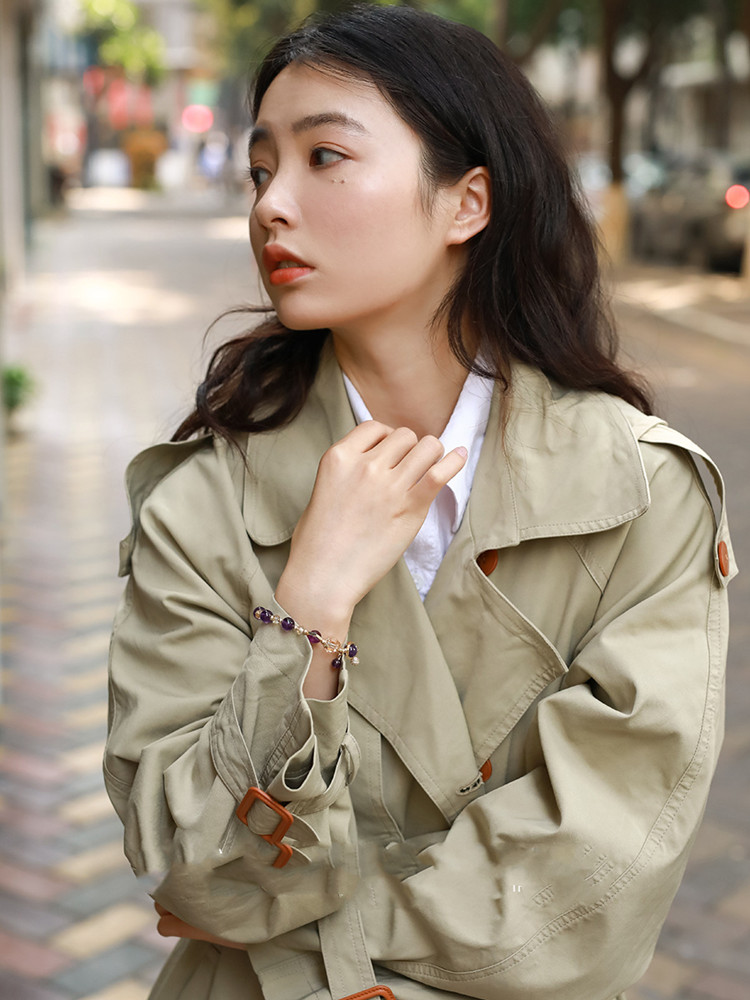 Women's Purple Austrian Crystal Bracelet