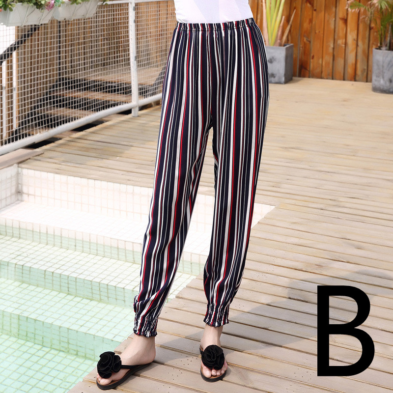 Title 9, Cotton Bloomers Printed Casual Radish Trousers