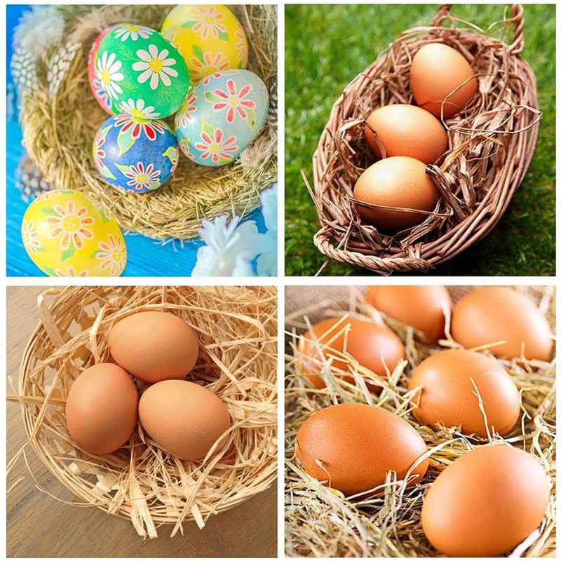 6PCS Fake Wooden Chicken Eggs Help Hen Lay Eggs Agricultural Tool For Chicken UK