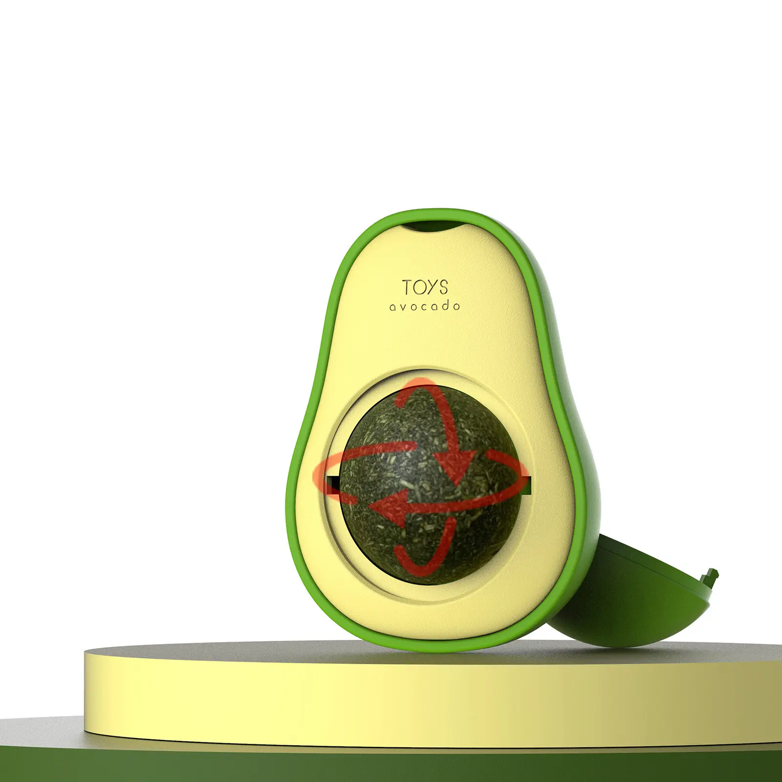 Avocado Cat Mint Multifunctional Catnip Toy 360