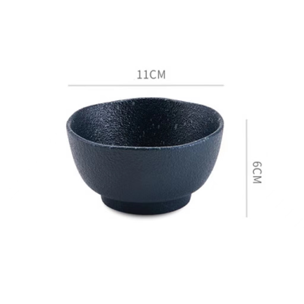 Title 19, Rice Bowl Ceramic Cutlery 5 Inch Bamboo Hat Poz...