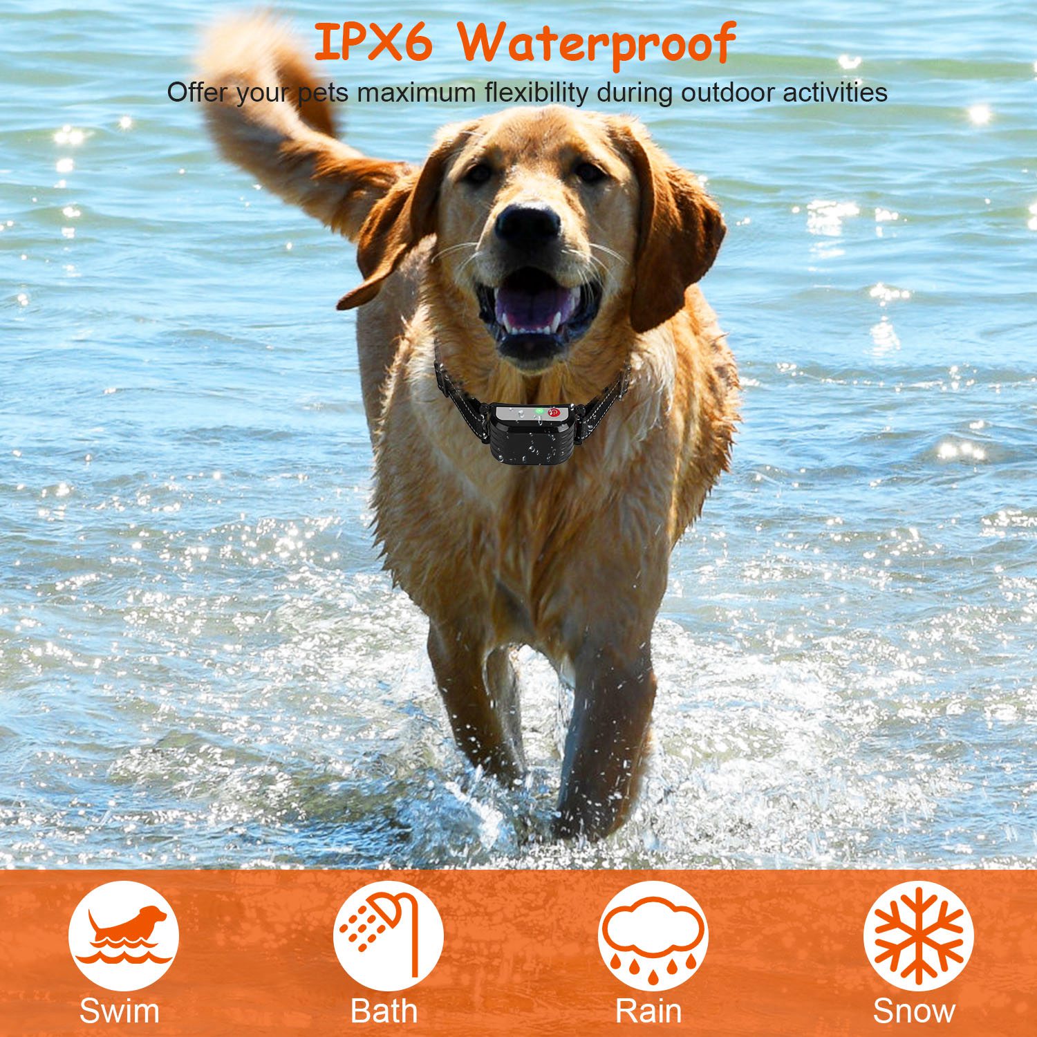 1Set 990FT Range Dog Wireless Fence Remote Training Collar IPX6 Waterproof Receiver With 0-9 Levels Beep Vibration Shock Mode 4 Channels Rechargeable Transmitter System — foto 10
