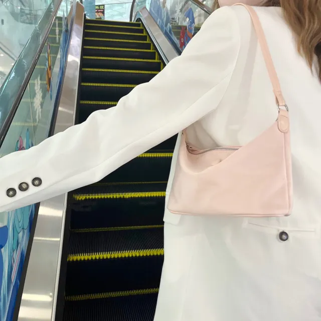 Women's Stylish And Lightweight Waterproof Nylon Shoulder Messenger Bag Pink - Shop at LoveMi