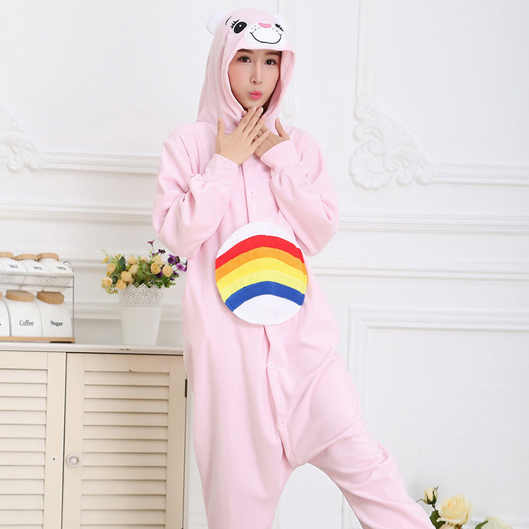 Title 6, Polar Velvet Cartoon One-piece Pajamas